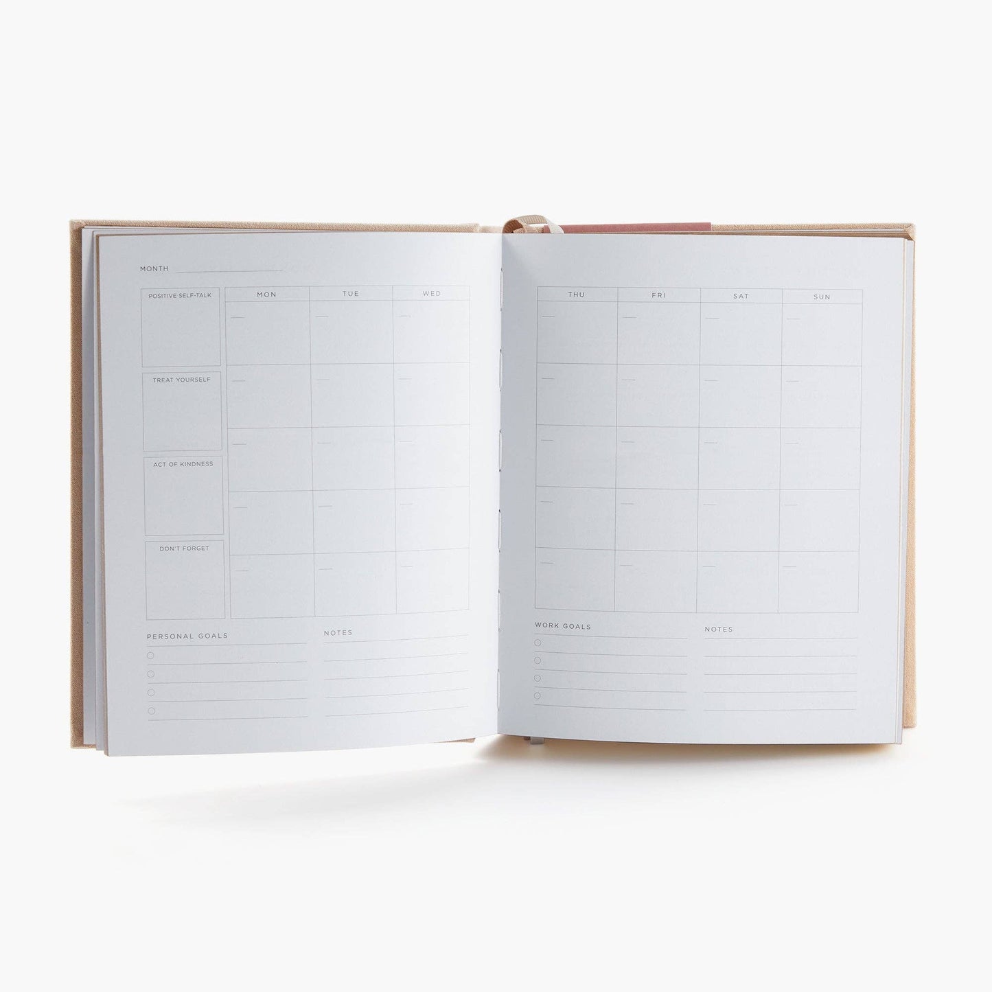 Deluxe Self-Care Journal – Beige