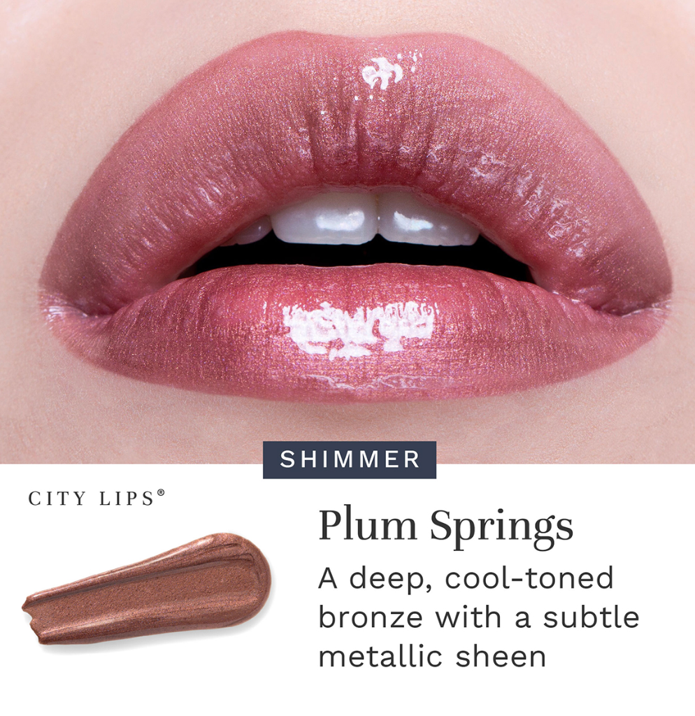 City Lips® - Plumping Lip Gloss - Plum Springs - Metallic