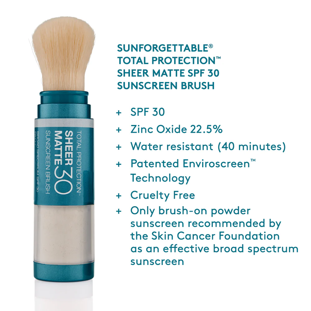 Colorescience Sunforgettable® Total Protection®  Sheer Matte SPF 30 Sunscreen Brush