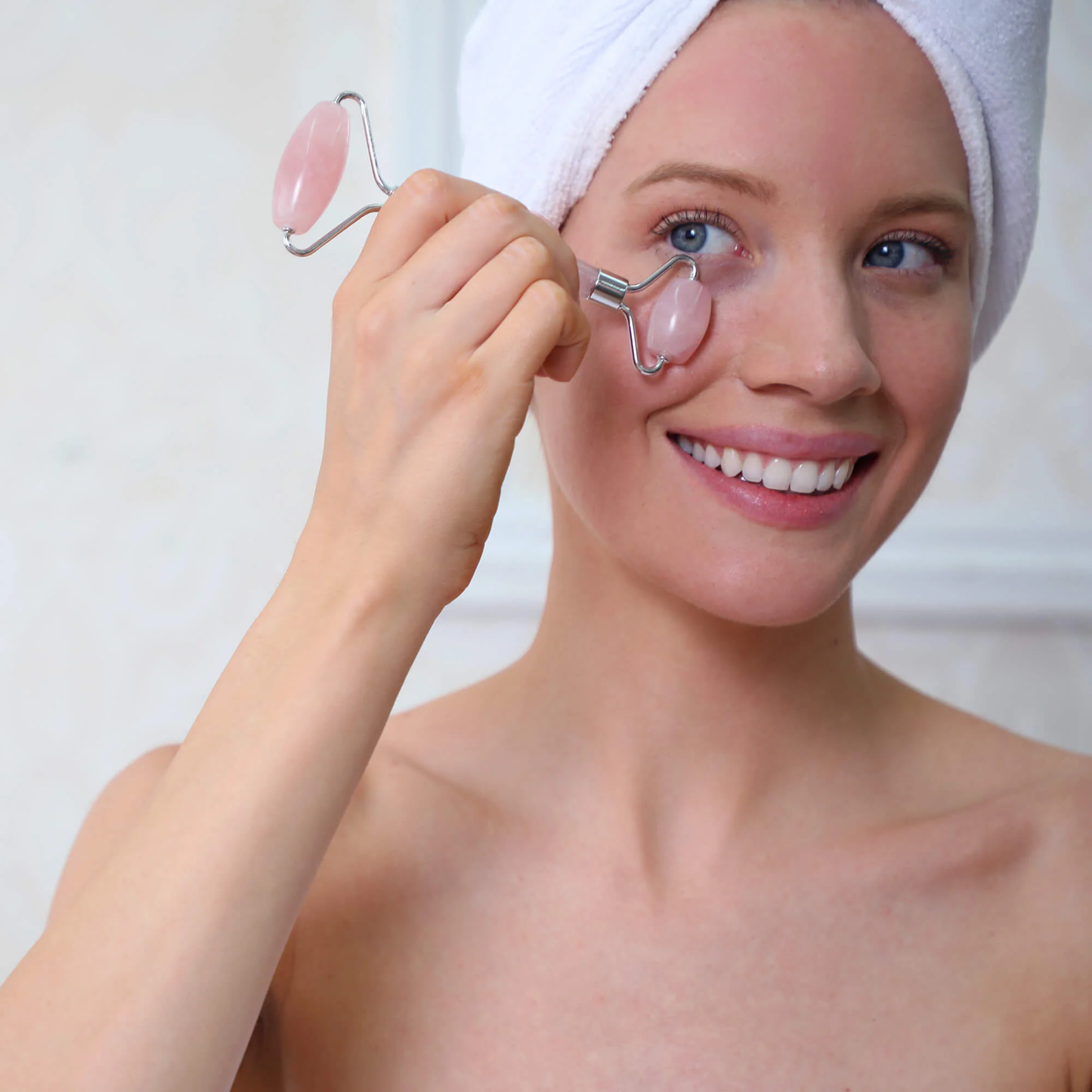 Rose Quartz Facial Roller
