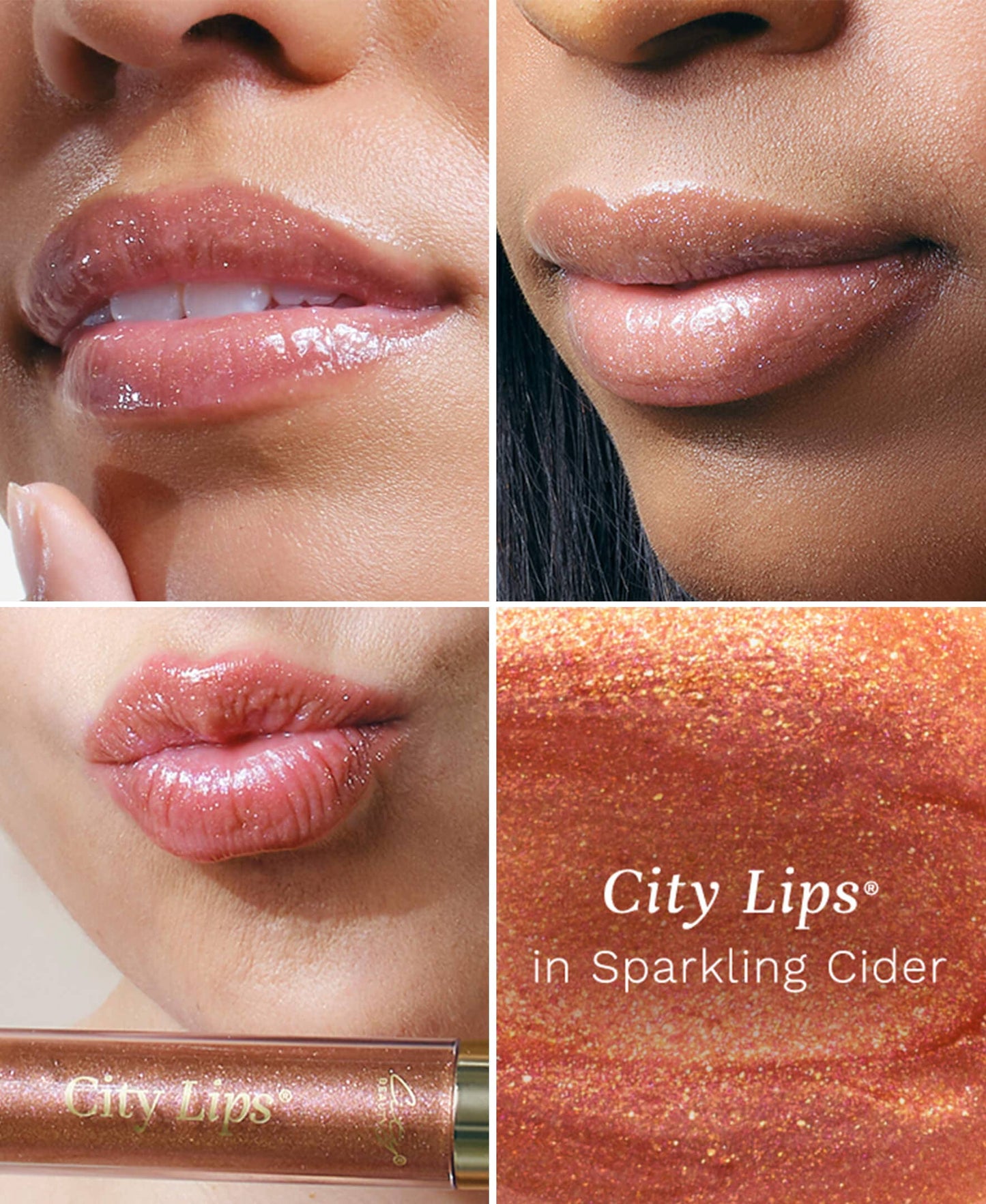 City Lips® - Plumping Lip Gloss - Sparkling Cider - Shimmer