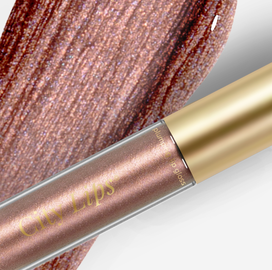 City Lips® - Plumping Lip Gloss - Plum Springs - Metallic