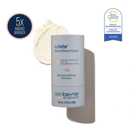 skinbetter science sunbetter SHEER SPF 56 Sunscreen Stick